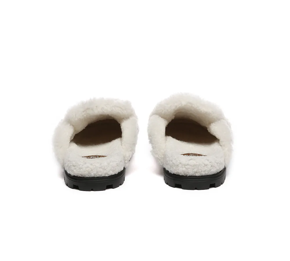 UGG Women Sheepskin Wool Shearling Lined Slippers Remi