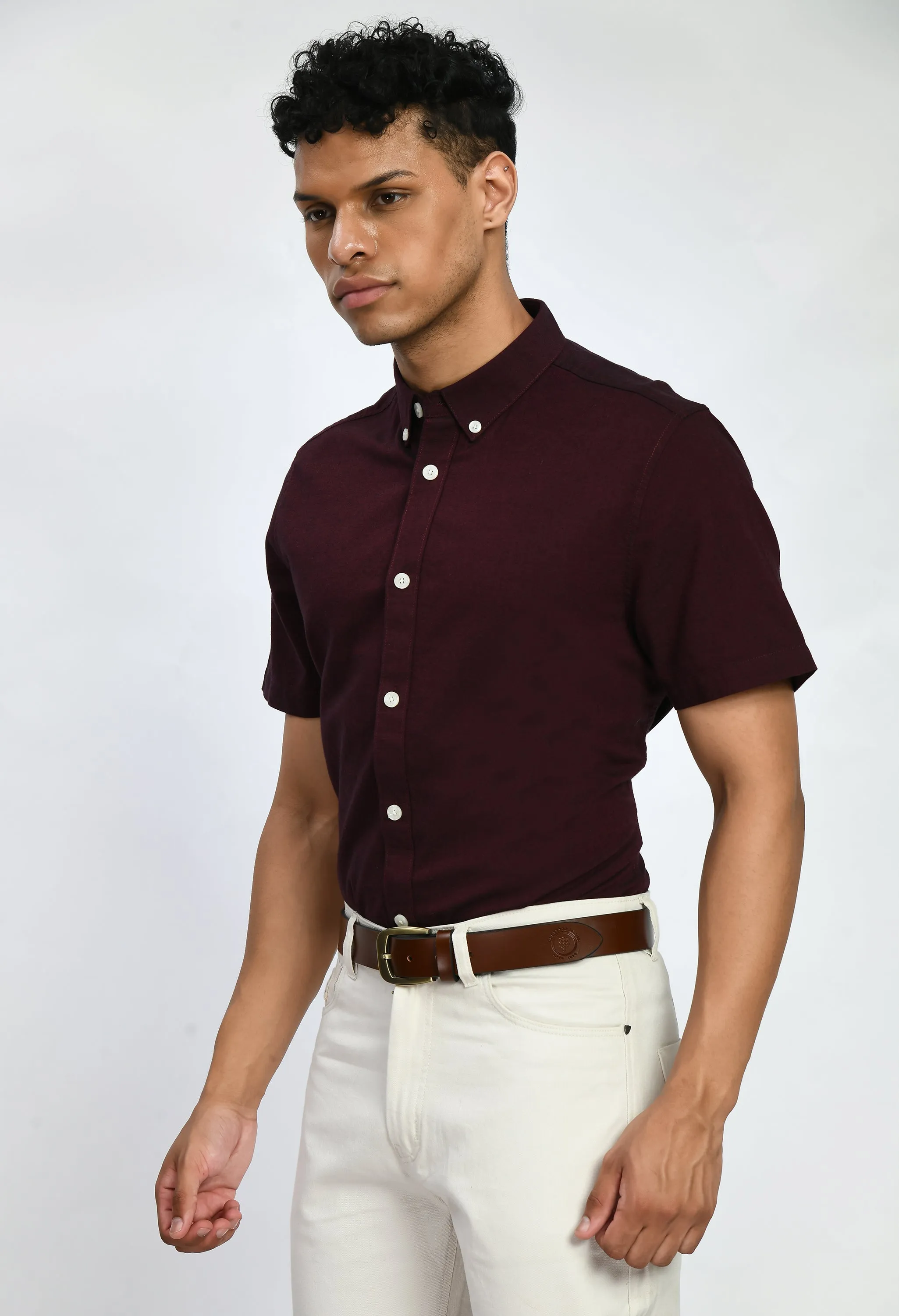 USI Half sleeve Shirt for Men | Small collar shirt | Smart fit | Durable | High quality cotton