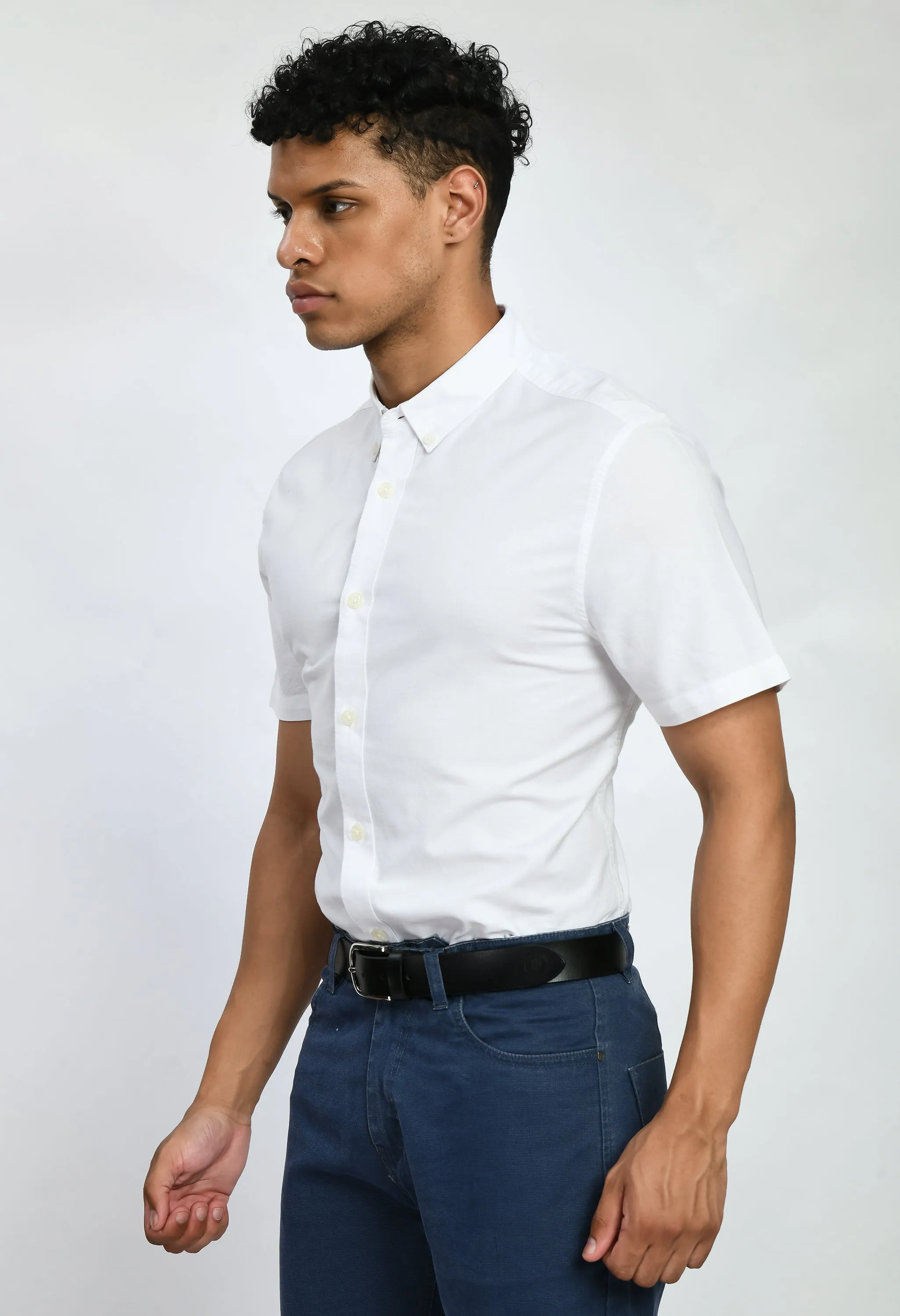 USI Half sleeve Shirt for Men | Small collar shirt | Smart fit | Durable | High quality cotton