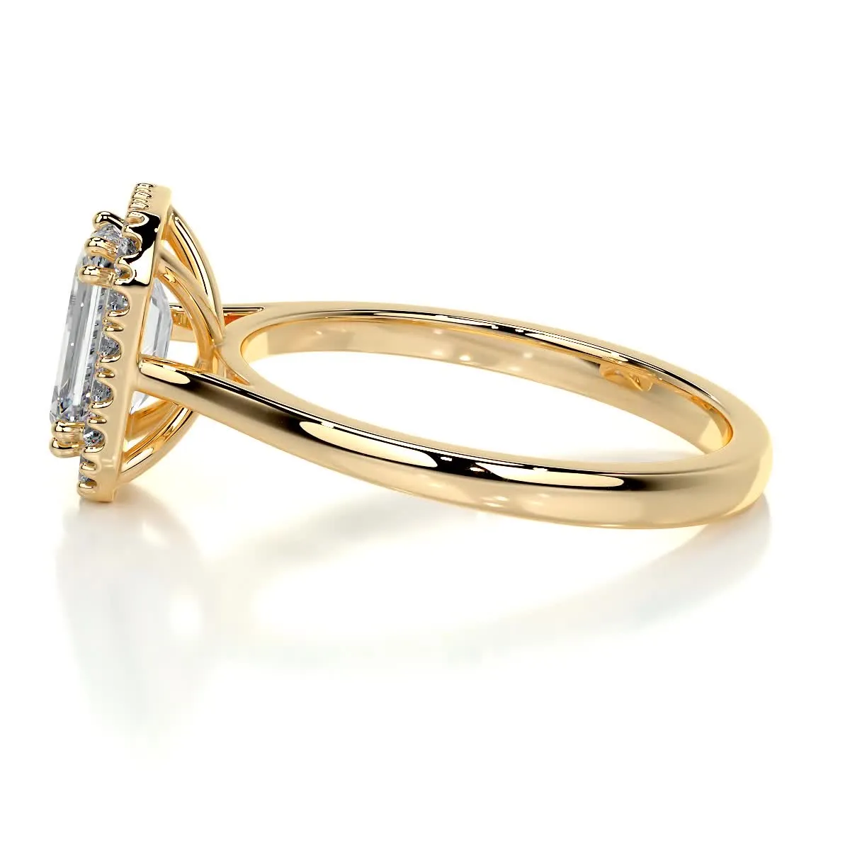 Vanessa Diamond Engagement Ring -18K Yellow Gold