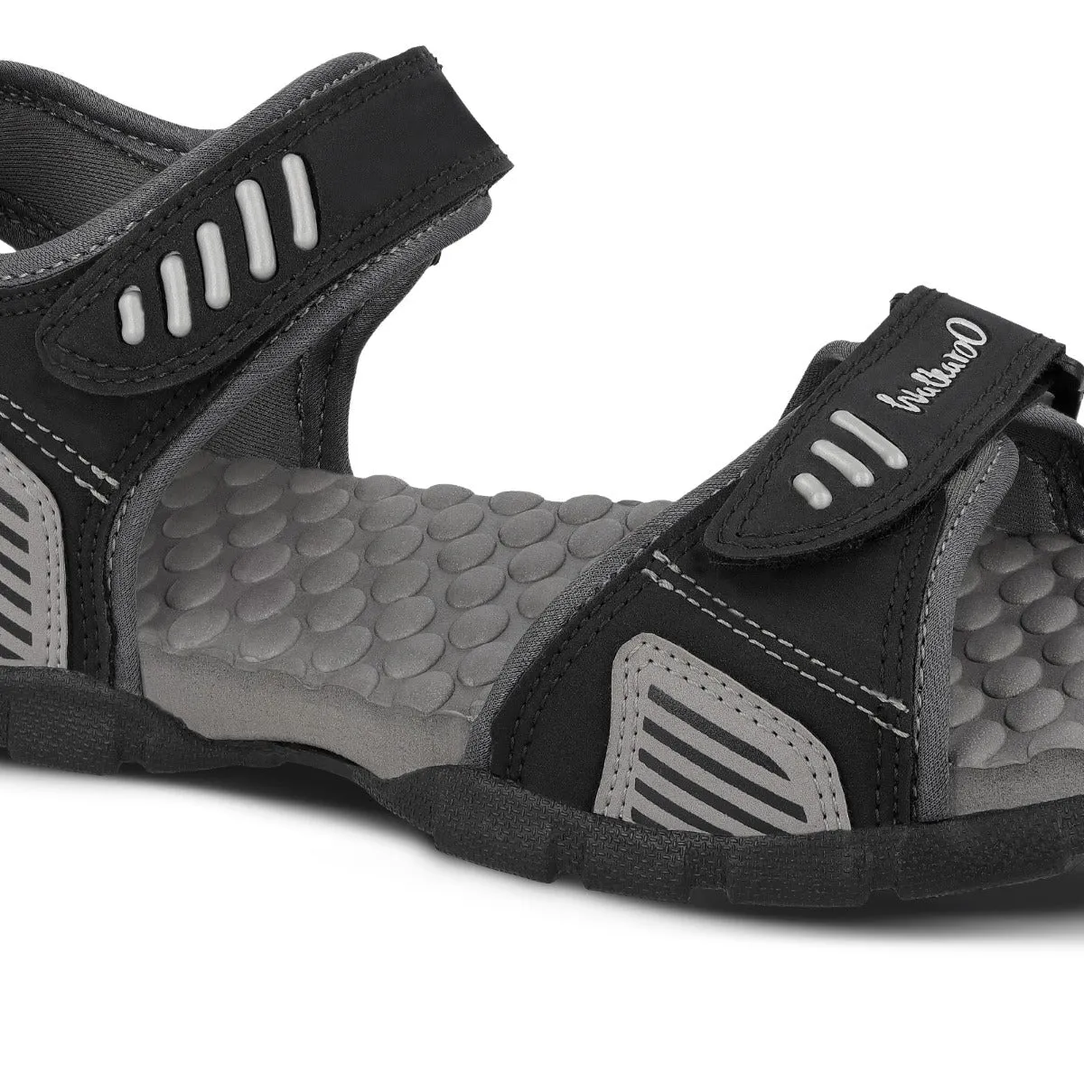 Walkaroo Men Sandal  - WC4409 Black Grey