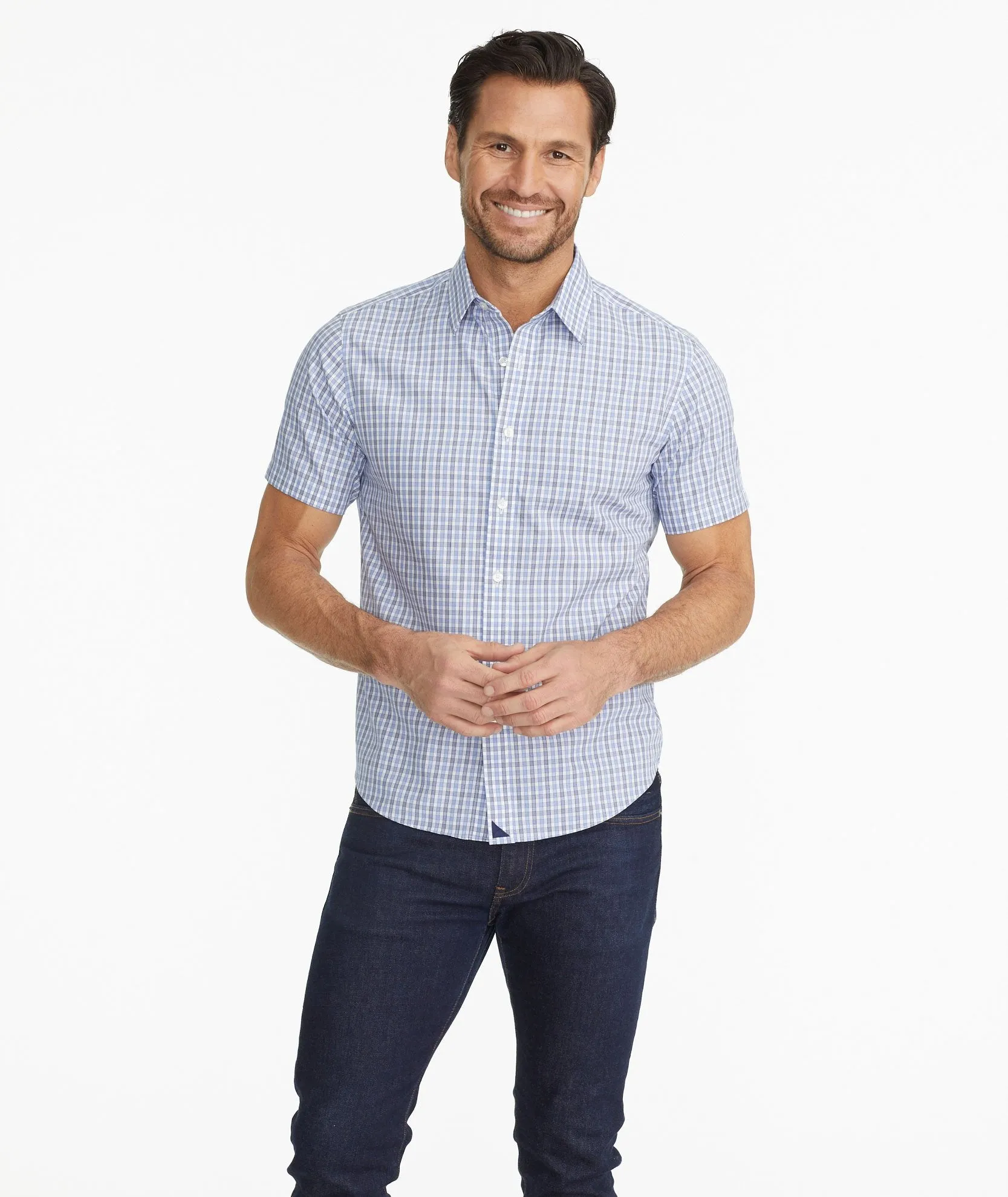 Wrinkle-Free Short-Sleeve Dante Shirt