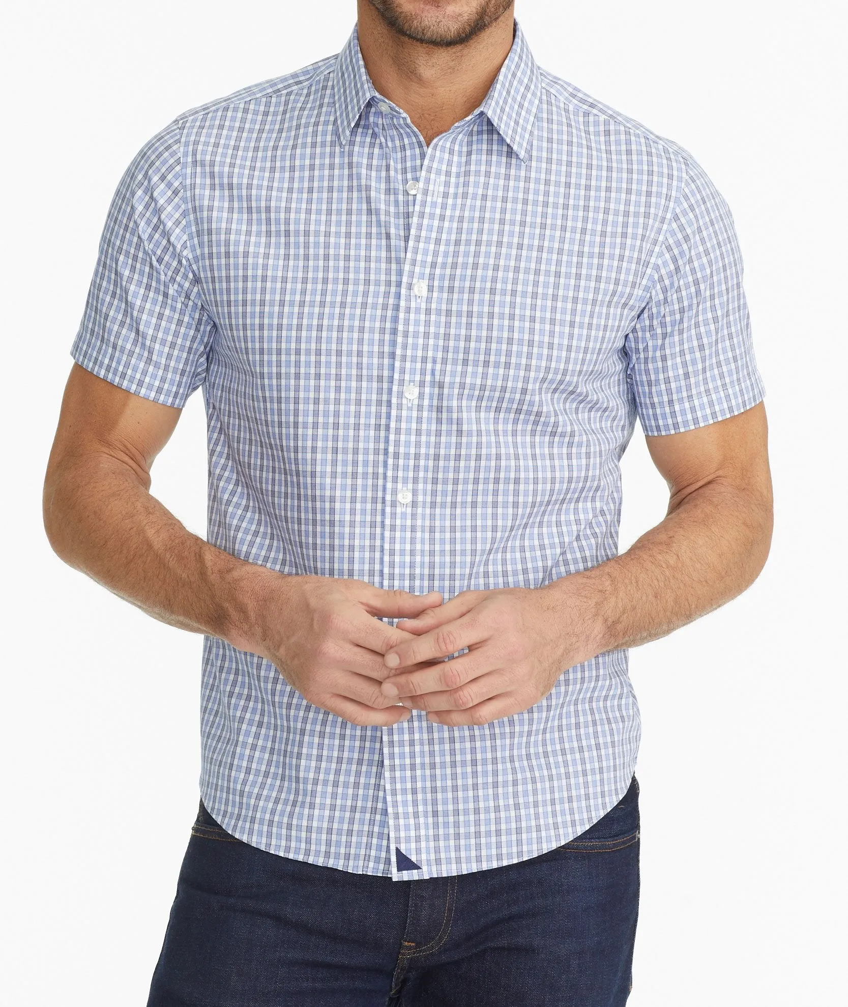 Wrinkle-Free Short-Sleeve Dante Shirt